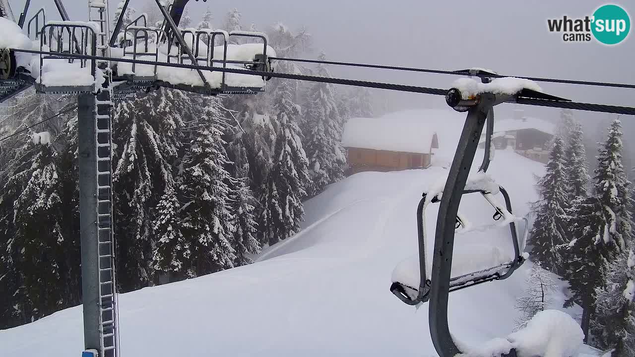 Webcam Kranjska Gora VITRANC 2 upper station