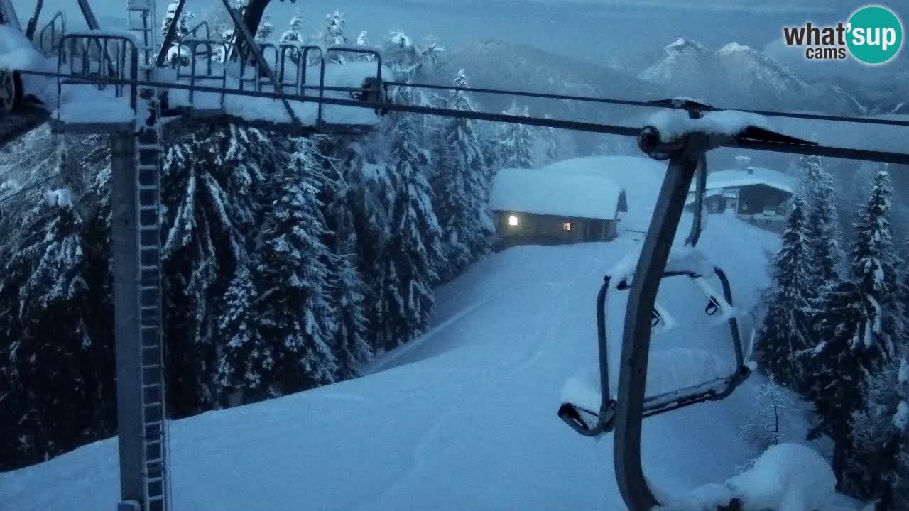 Web kamera Kranjska Gora VITRANC 2 | gornja postaja