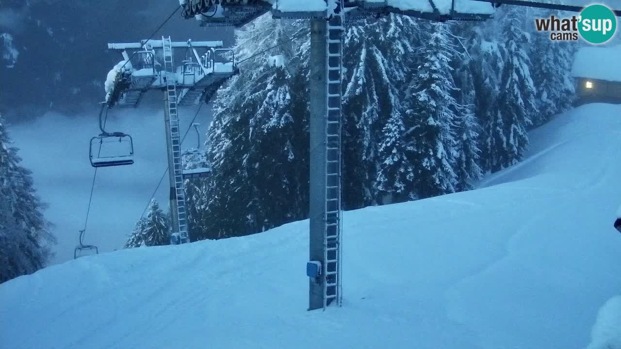 Web kamera Kranjska Gora VITRANC 2 | gornja postaja