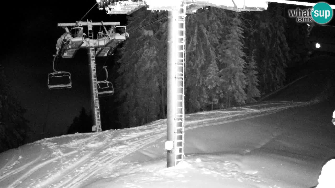 Web kamera Kranjska Gora VITRANC 2 | gornja postaja
