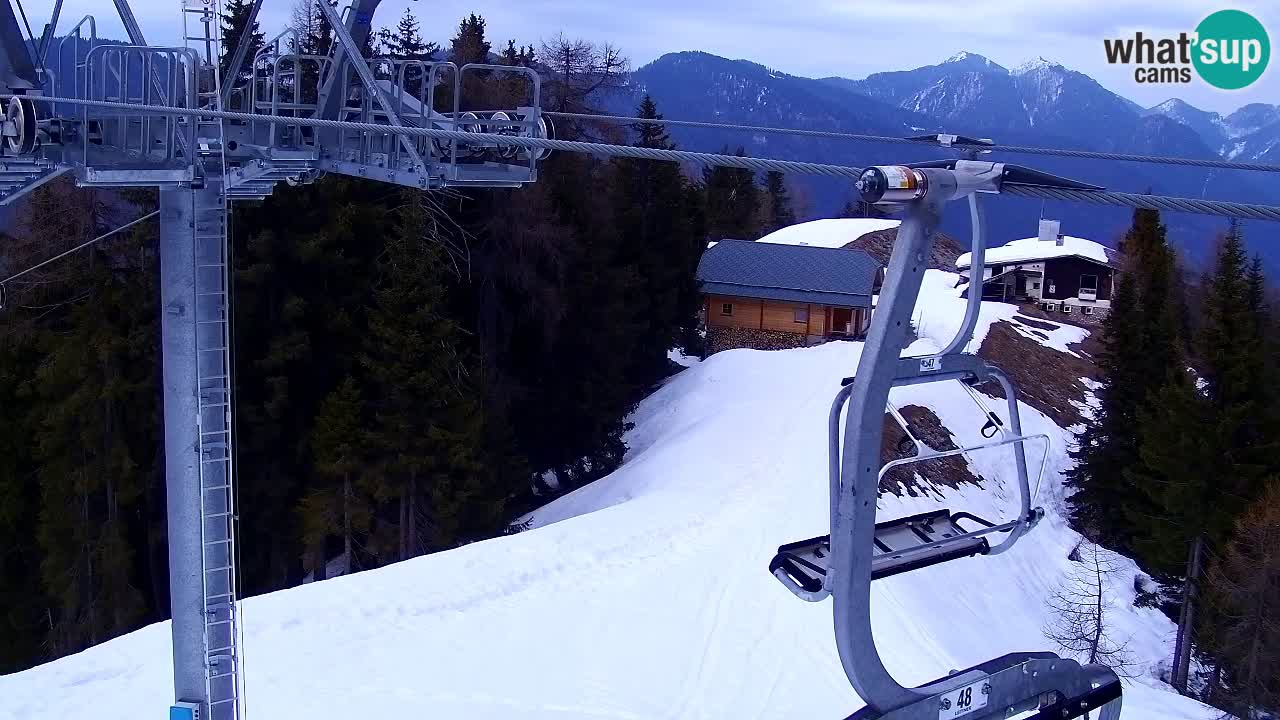Webcam Kranjska Gora VITRANC 2 upper station