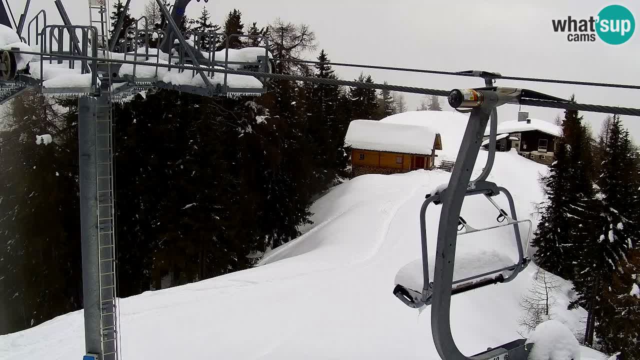 Web kamera Kranjska Gora VITRANC 2 | gornja postaja