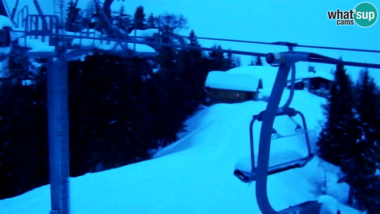 Web kamera Kranjska Gora VITRANC 2 | gornja postaja