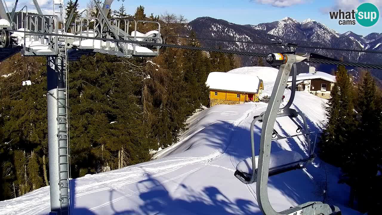 Web kamera Kranjska Gora VITRANC 2 | gornja postaja