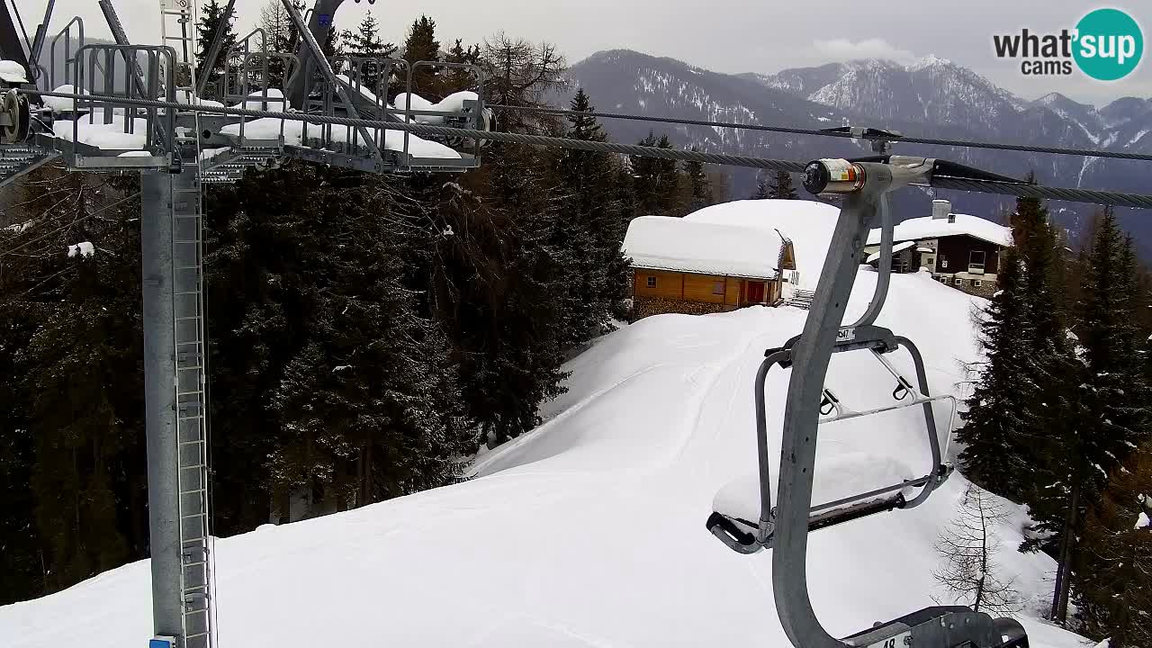 Webcam Kranjska Gora VITRANC 2 upper station