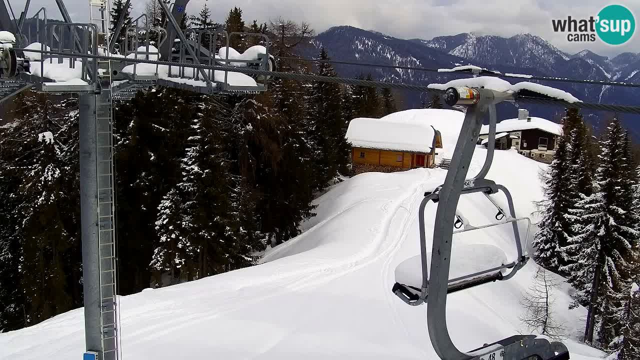 Web kamera Kranjska Gora VITRANC 2 | gornja postaja