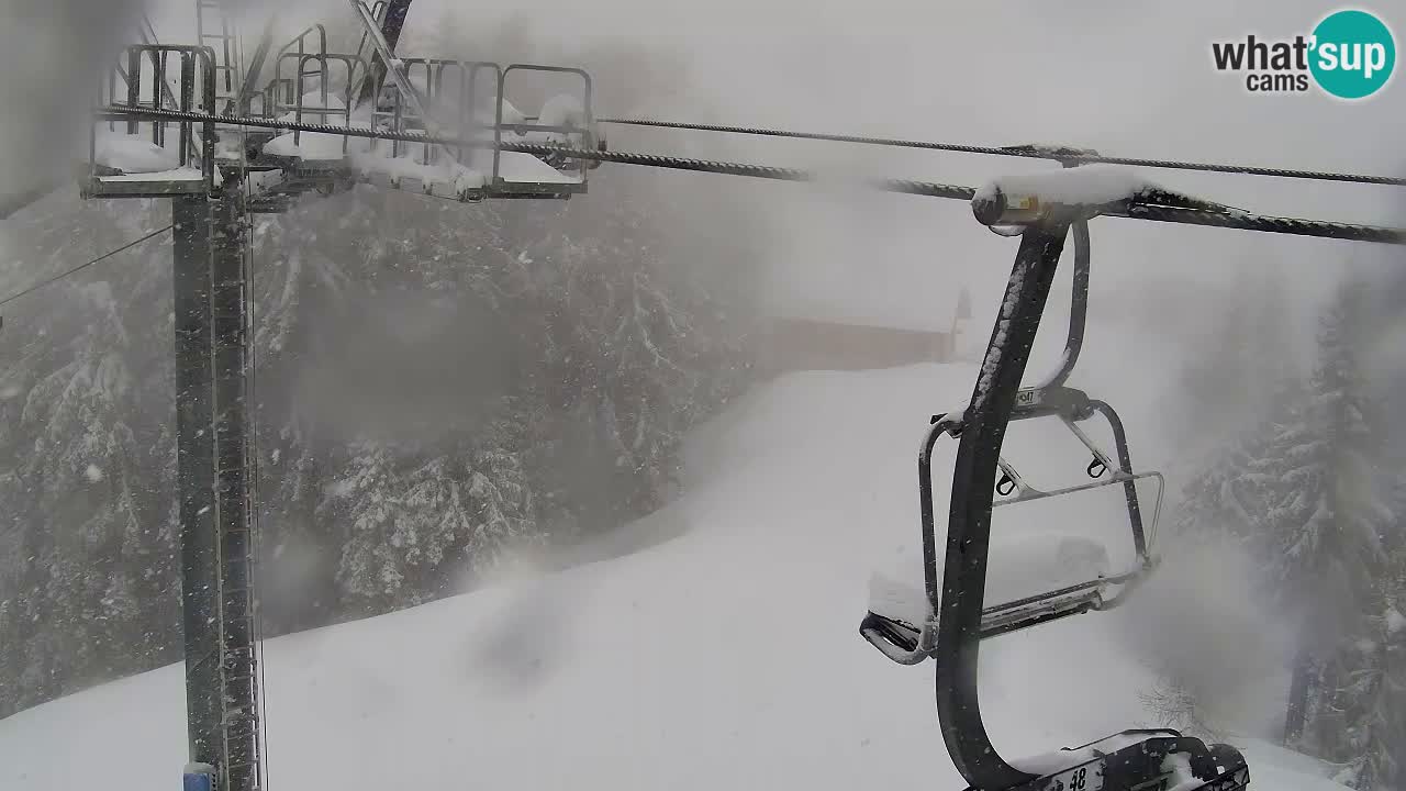 Webcam Kranjska Gora VITRANC 2 | station supérieure