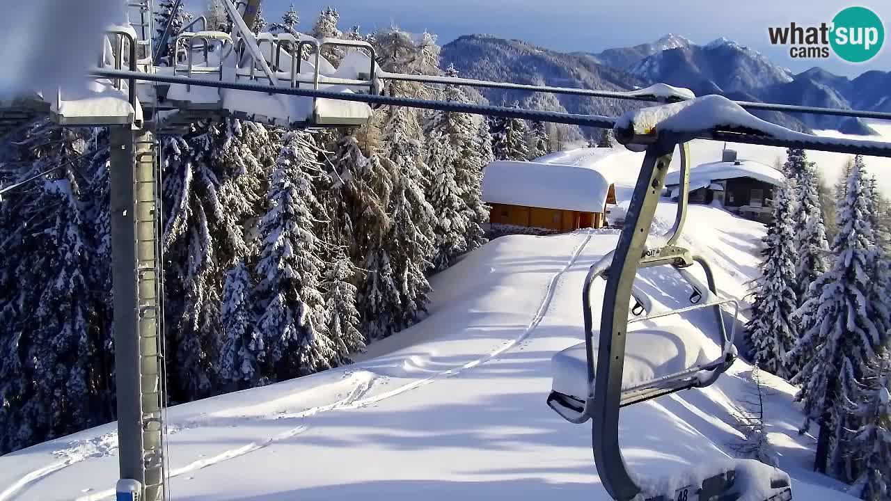 Web kamera Kranjska Gora VITRANC 2 | gornja postaja