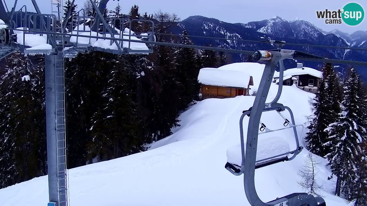 Webcam Kranjska Gora VITRANC 2 | station supérieure