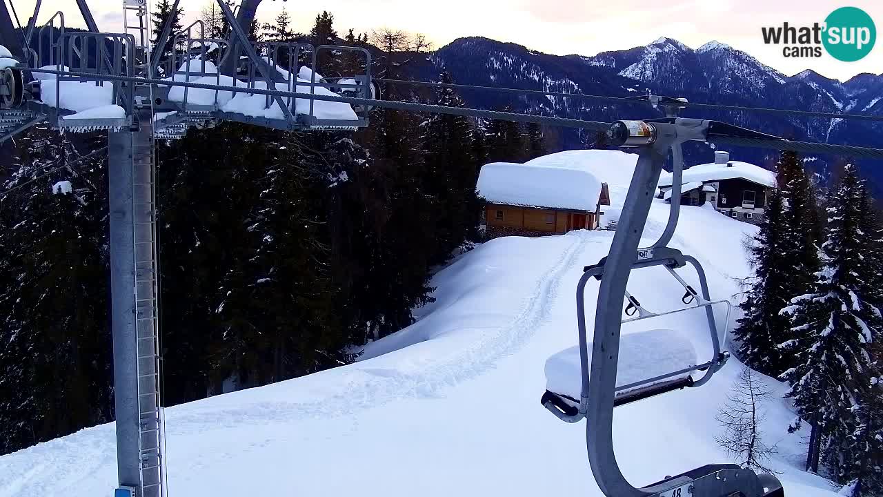 Webcam Kranjska Gora VITRANC 2 | station supérieure