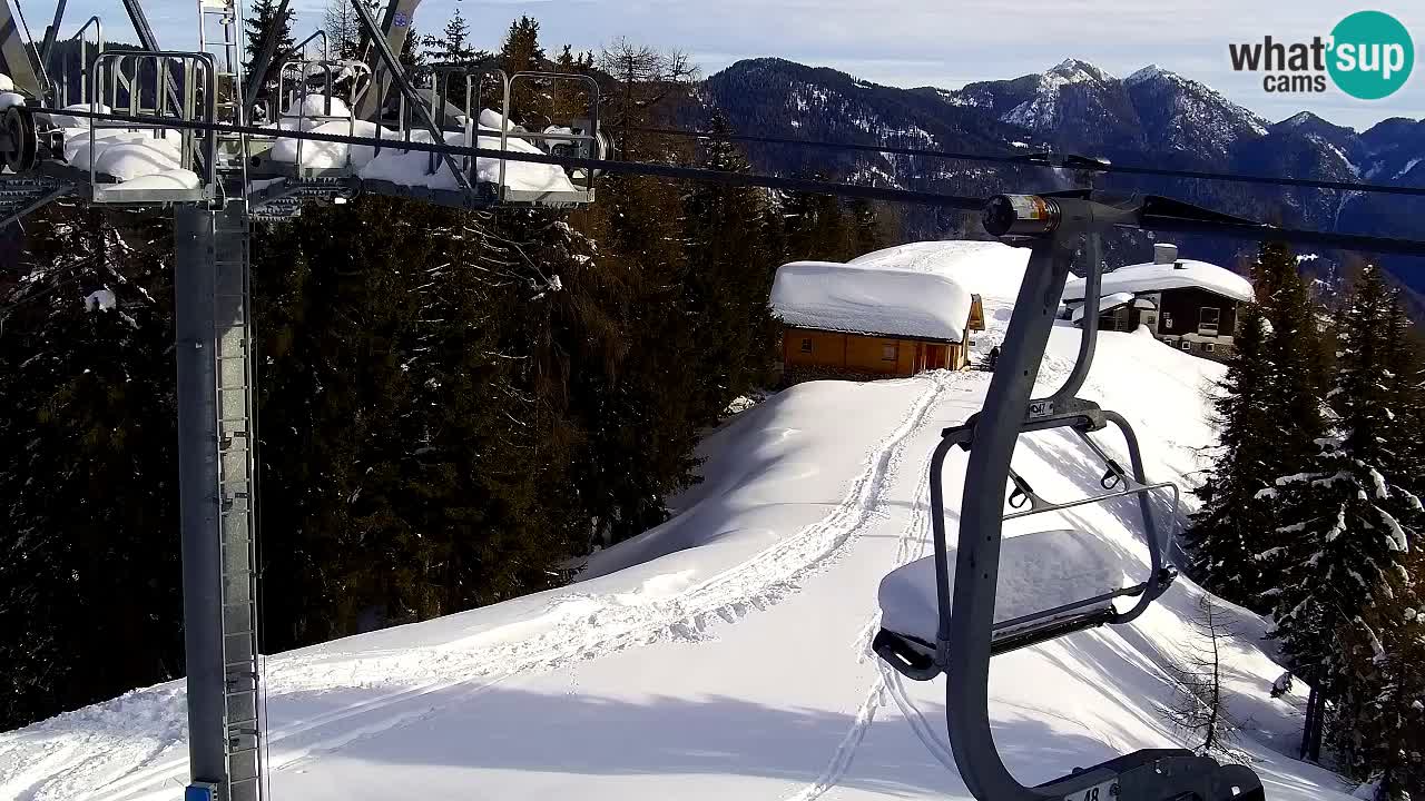 Webcam Kranjska Gora VITRANC 2 upper station