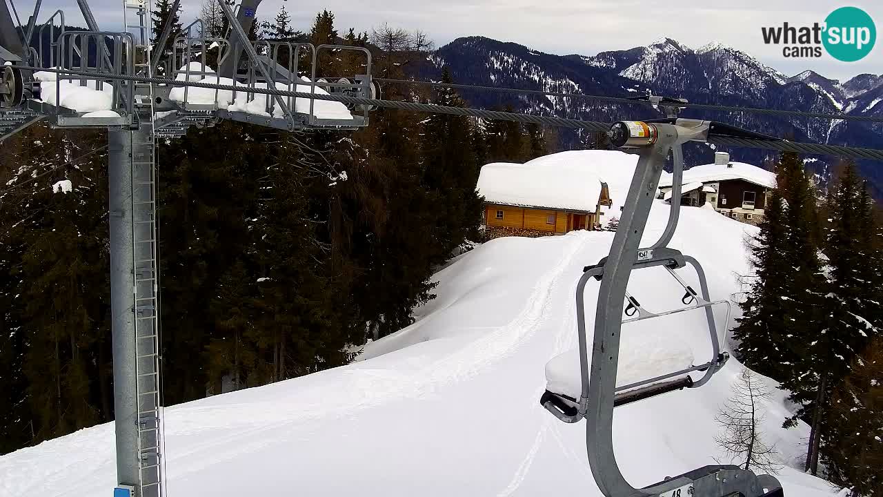 Webcam Kranjska Gora VITRANC 2 upper station