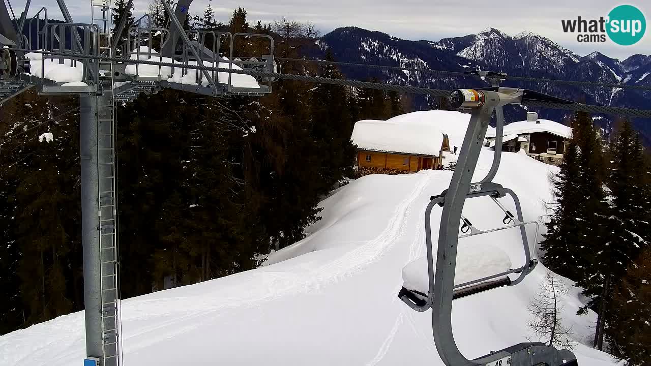 Webcam Kranjska Gora VITRANC 2 | station supérieure