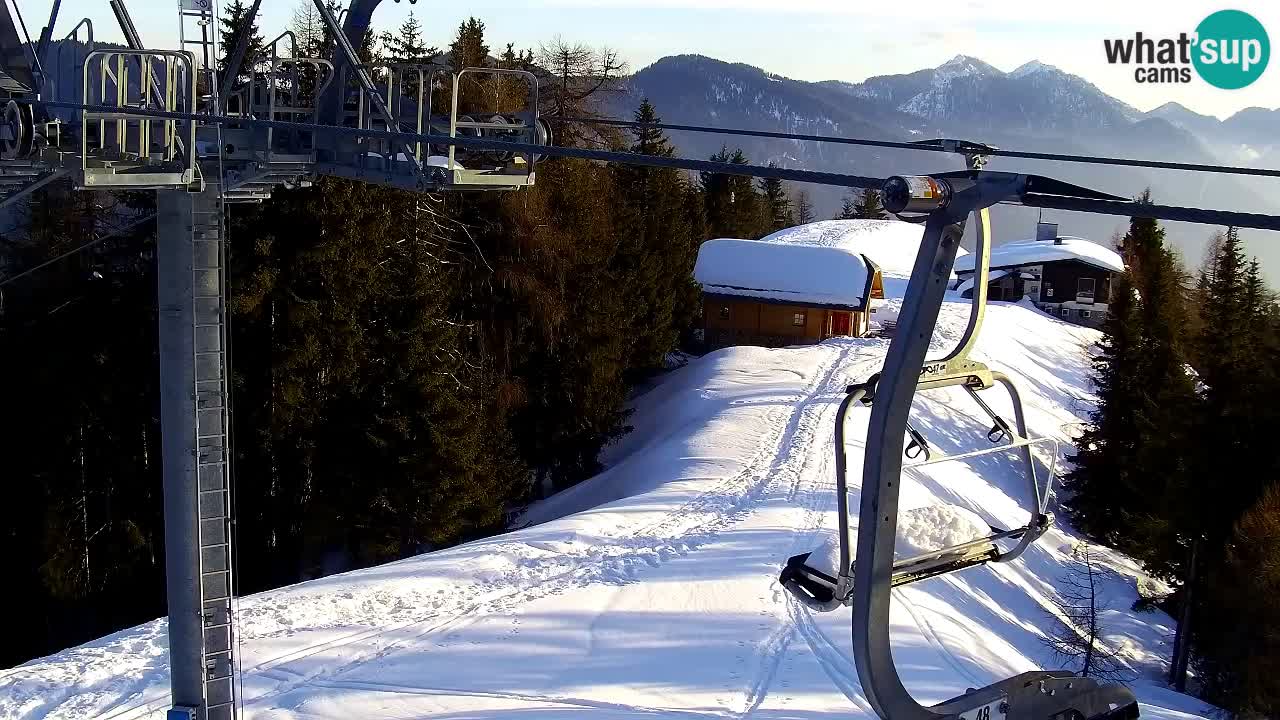 Webcam Kranjska Gora VITRANC 2 | station supérieure