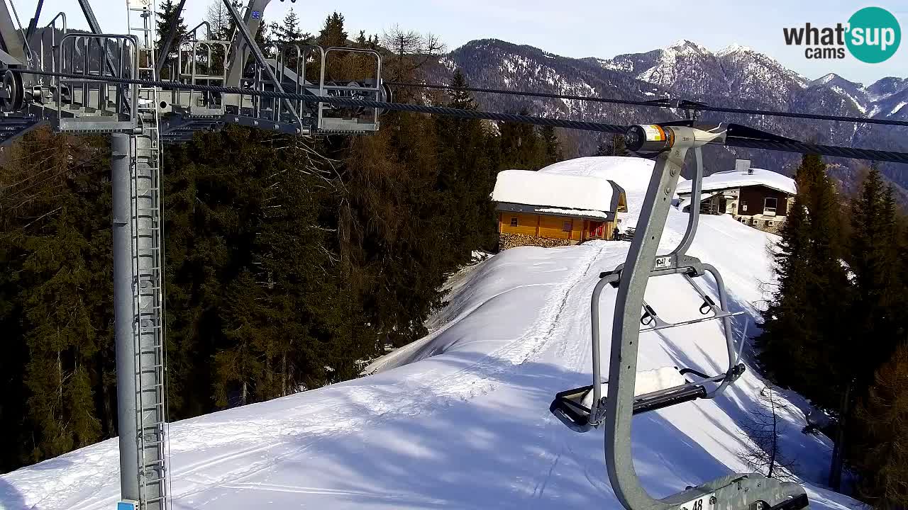 Web kamera Kranjska Gora VITRANC 2 | gornja postaja