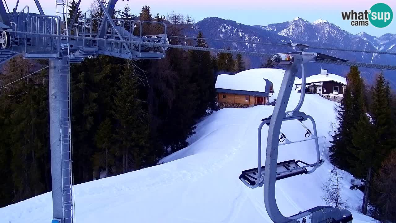 Webcam Kranjska Gora VITRANC 2 | Station supérieure