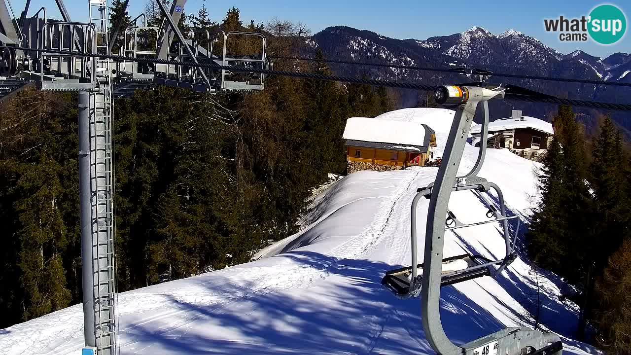 Webcam Kranjska Gora VITRANC 2 | station supérieure