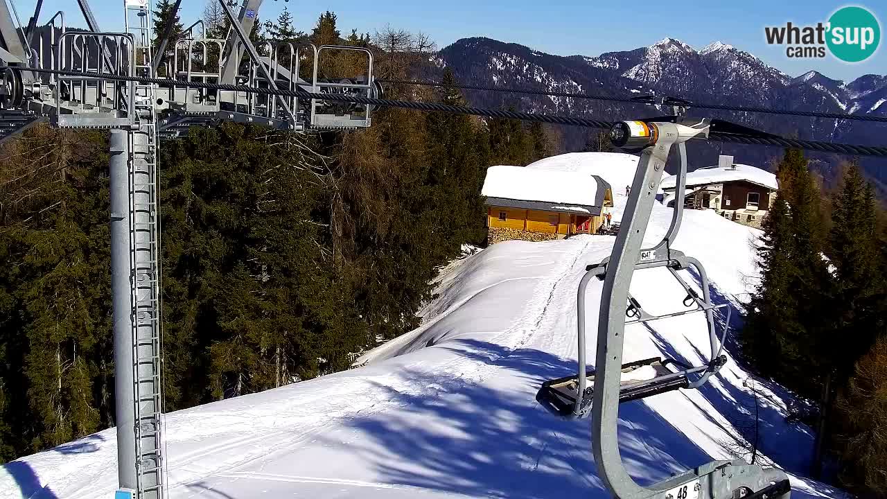 Webcam Kranjska Gora VITRANC 2 | Station supérieure