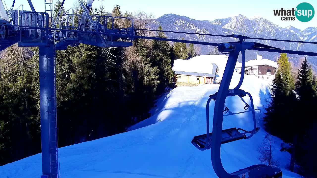 Webcam Kranjska Gora VITRANC 2 | station supérieure