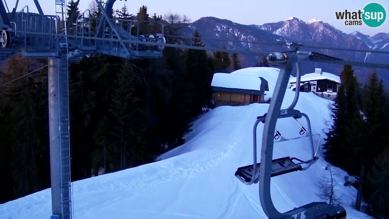 Webcam Kranjska Gora VITRANC 2 | station supérieure