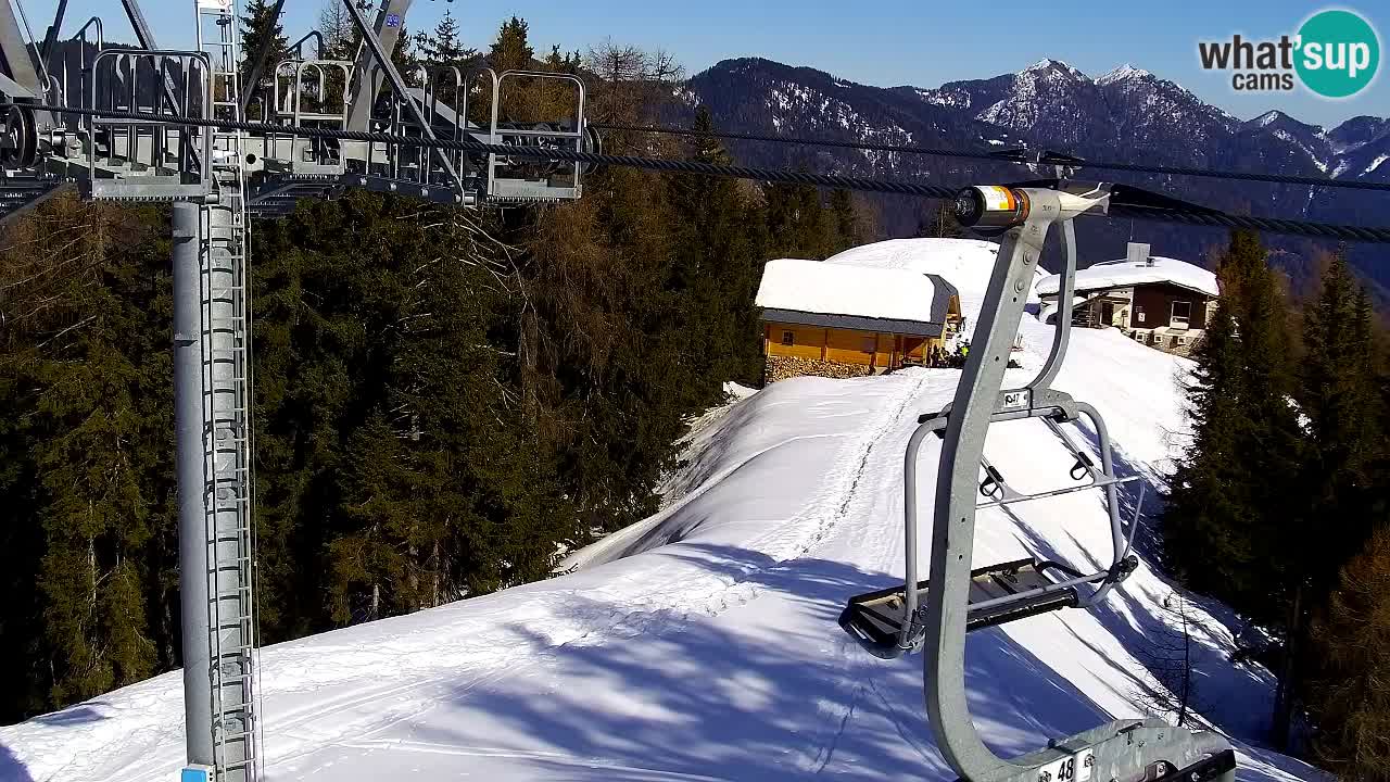 Webcam Kranjska Gora VITRANC 2 | Station supérieure