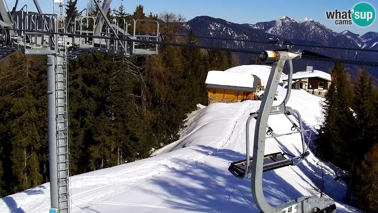 Webcam Kranjska Gora VITRANC 2 upper station