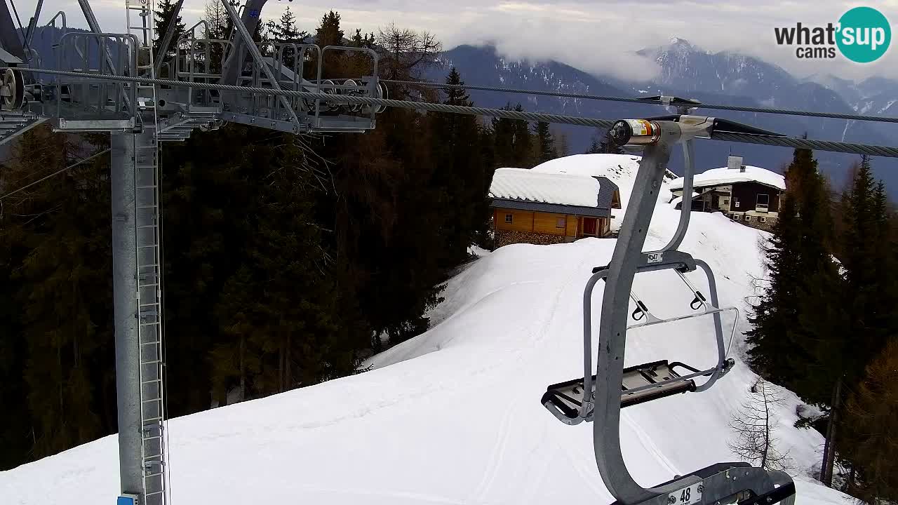 Webcam Kranjska Gora VITRANC 2 upper station
