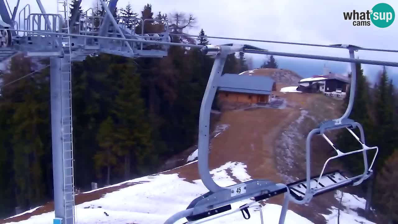 Webcam Kranjska Gora VITRANC 2 upper station