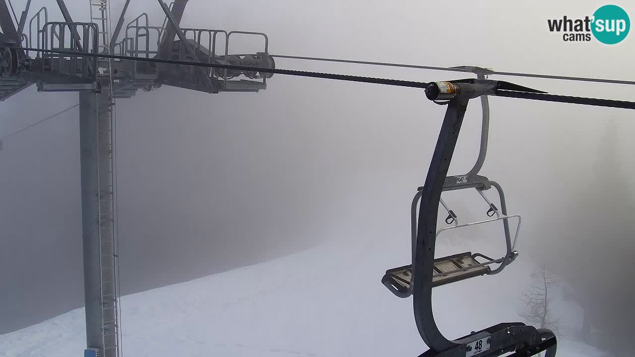 Webcam Kranjska Gora VITRANC 2 upper station