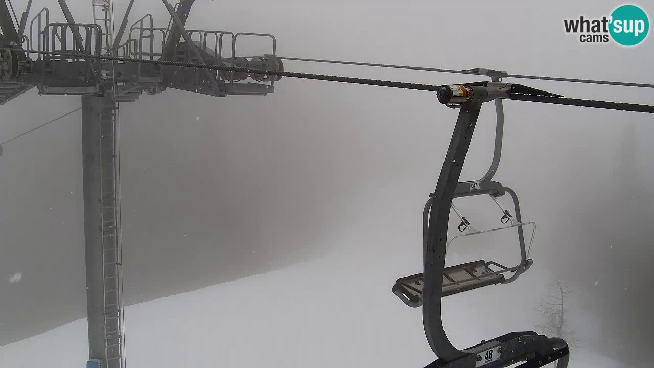 Webcam Kranjska Gora VITRANC 2 upper station