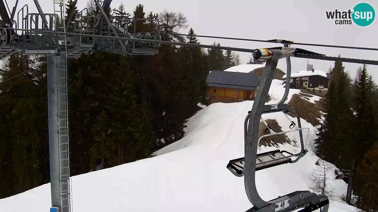 Webcam Kranjska Gora VITRANC 2 upper station