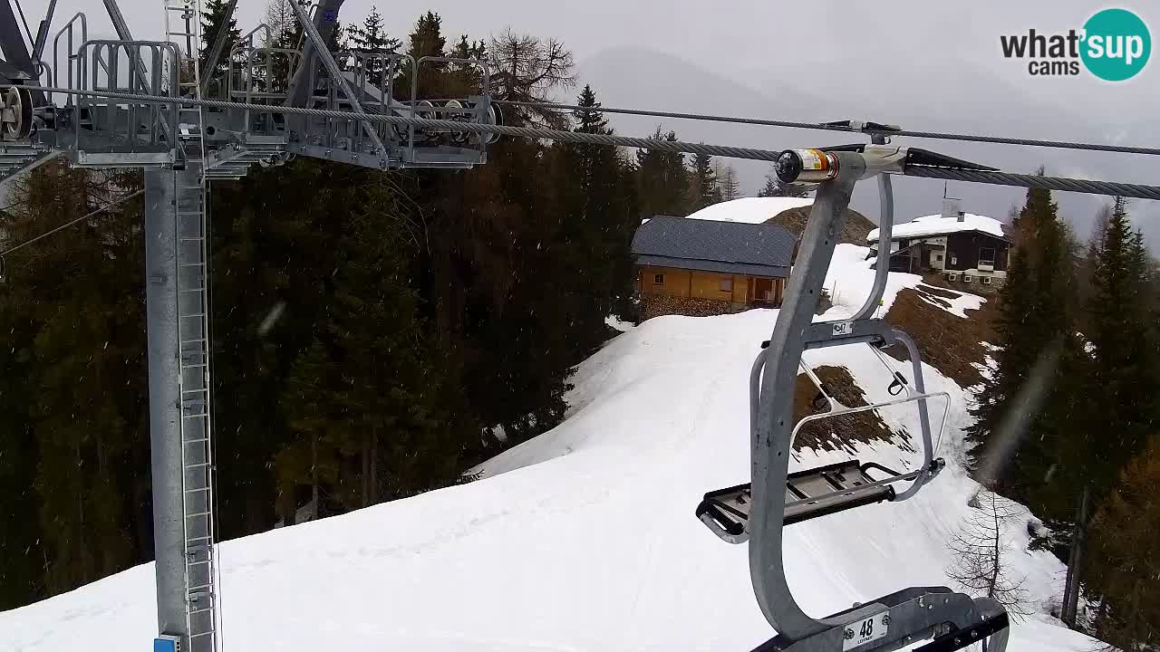 Webcam Kranjska Gora VITRANC 2 | station supérieure