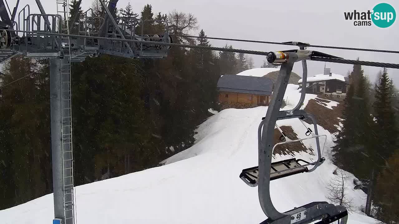 Webcam Kranjska Gora VITRANC 2 upper station