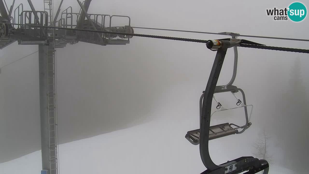 Webcam Kranjska Gora VITRANC 2 | station supérieure