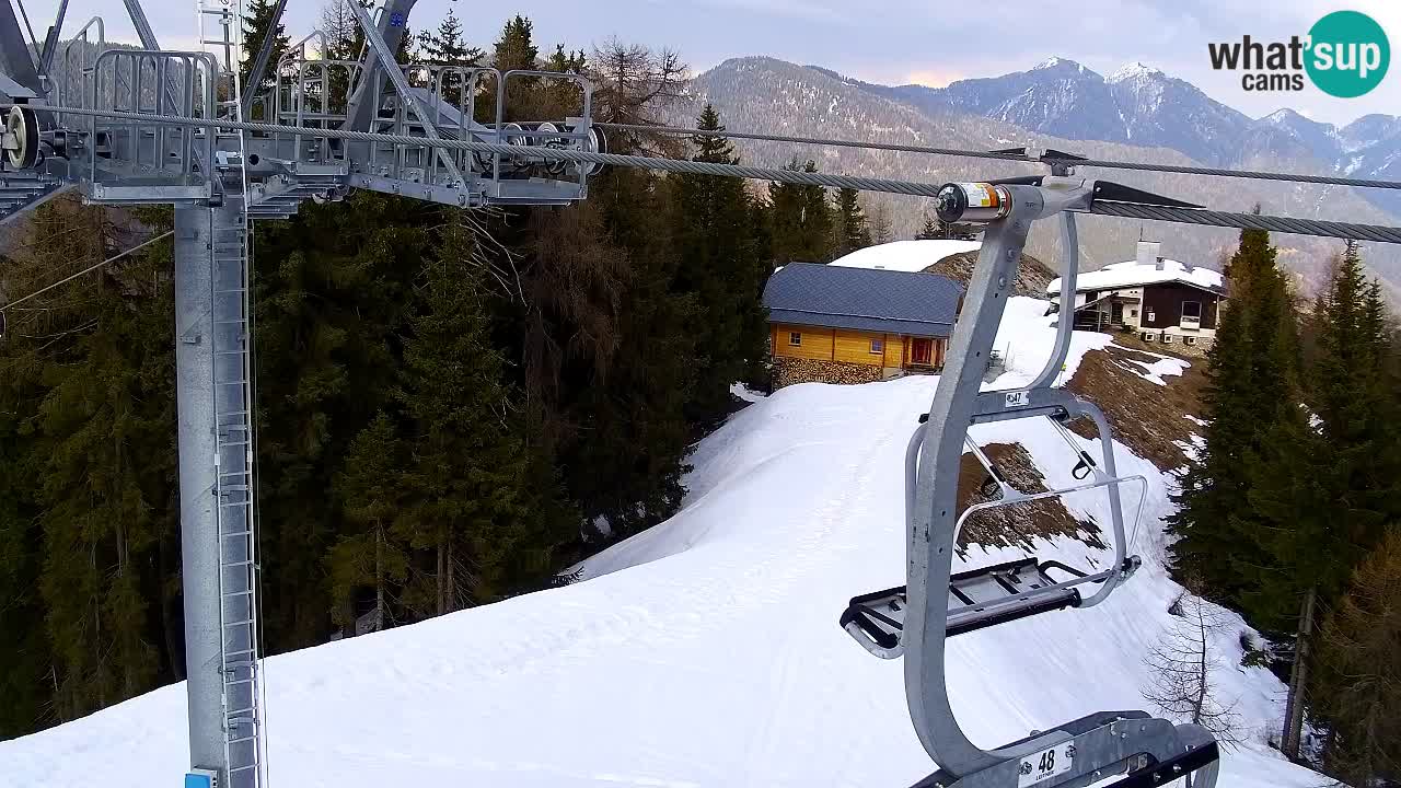 Webcam Kranjska Gora VITRANC 2 upper station