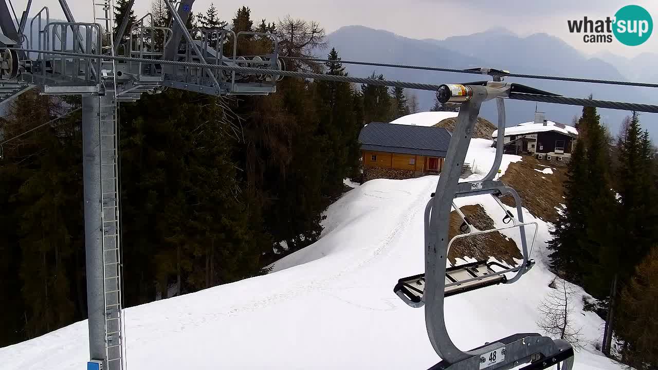 Web kamera Kranjska Gora VITRANC 2 | gornja postaja