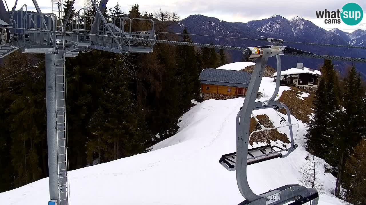 Webcam Kranjska Gora VITRANC 2 | Station supérieure