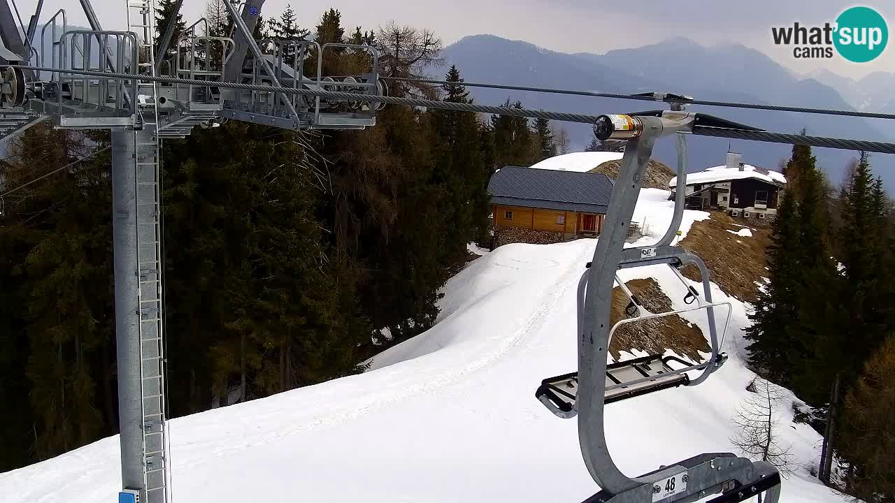Webcam Kranjska Gora VITRANC 2 | Station supérieure