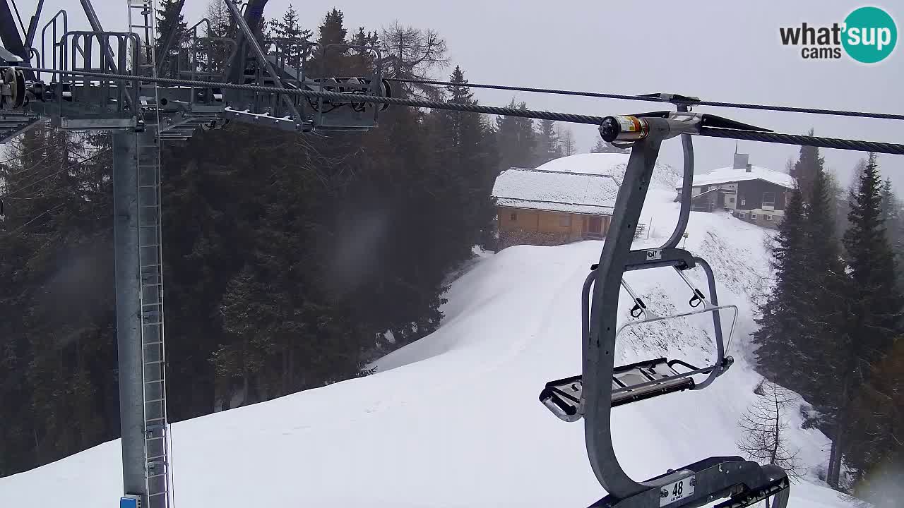 Webcam Kranjska Gora VITRANC 2 upper station