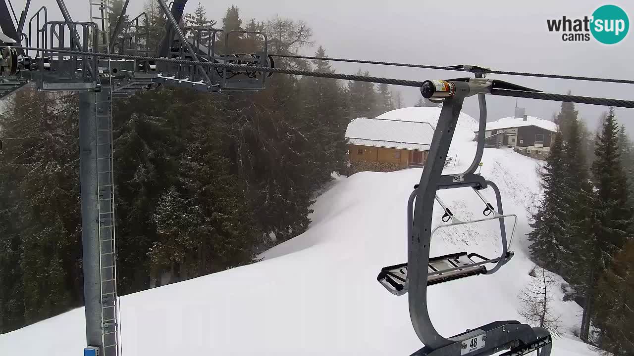Web kamera Kranjska Gora VITRANC 2 | gornja postaja