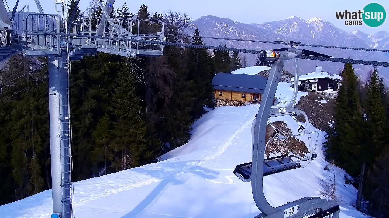Web kamera Kranjska Gora VITRANC 2 | gornja postaja