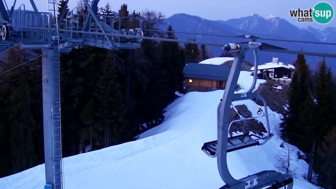 Web kamera Kranjska Gora VITRANC 2 | gornja postaja