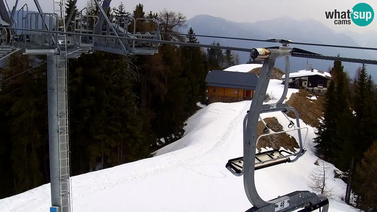 Webcam Kranjska Gora VITRANC 2 | station supérieure