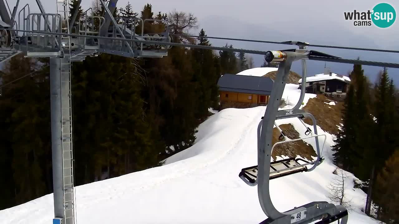 Webcam Kranjska Gora VITRANC 2 | station supérieure