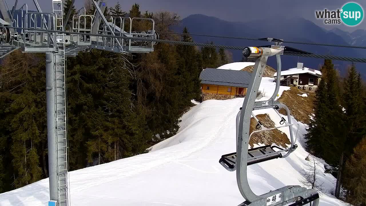 Webcam Kranjska Gora VITRANC 2 | Station supérieure