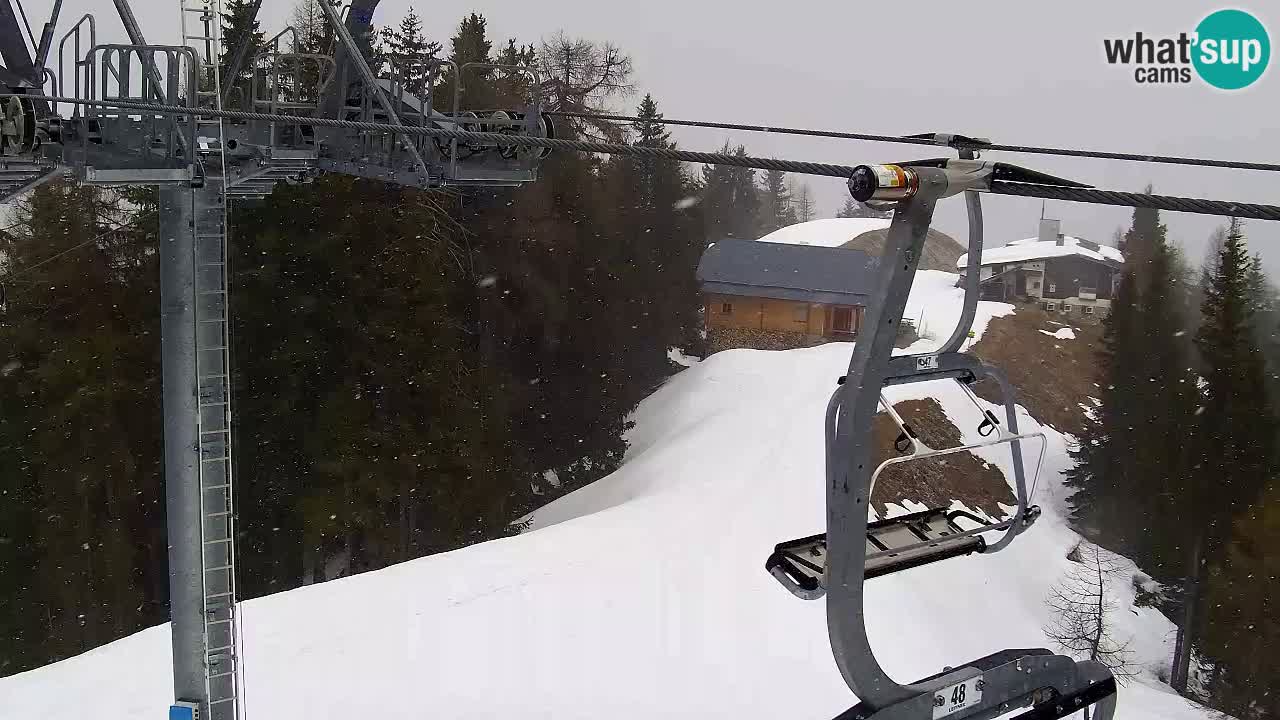 Webcam Kranjska Gora VITRANC 2 upper station