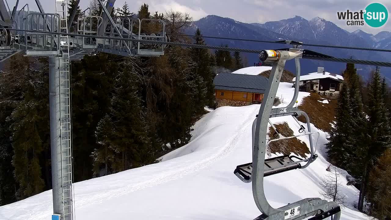 Webcam Kranjska Gora VITRANC 2 upper station