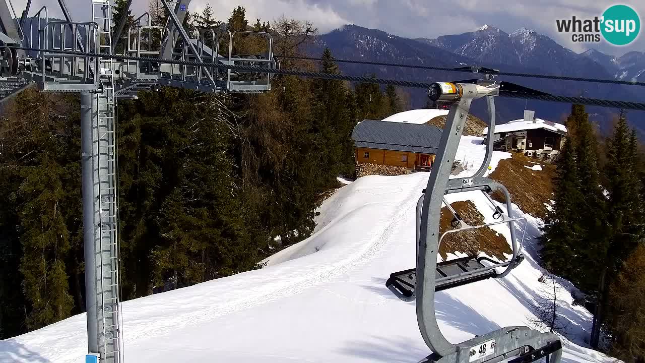 Webcam Kranjska Gora VITRANC 2 upper station