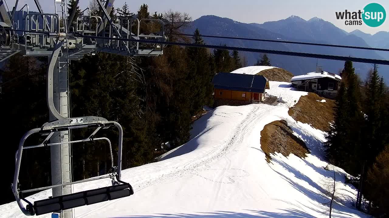 Web kamera Kranjska Gora VITRANC 2 | gornja postaja
