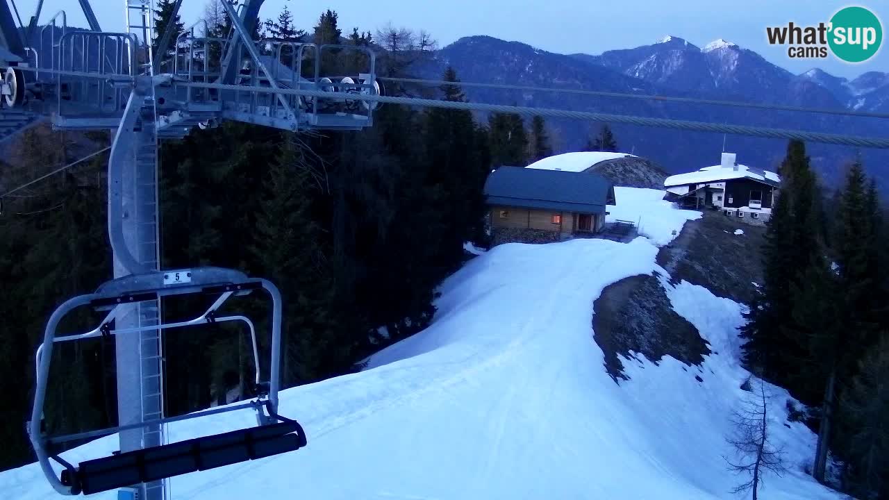 Webcam Kranjska Gora VITRANC 2 | Station supérieure